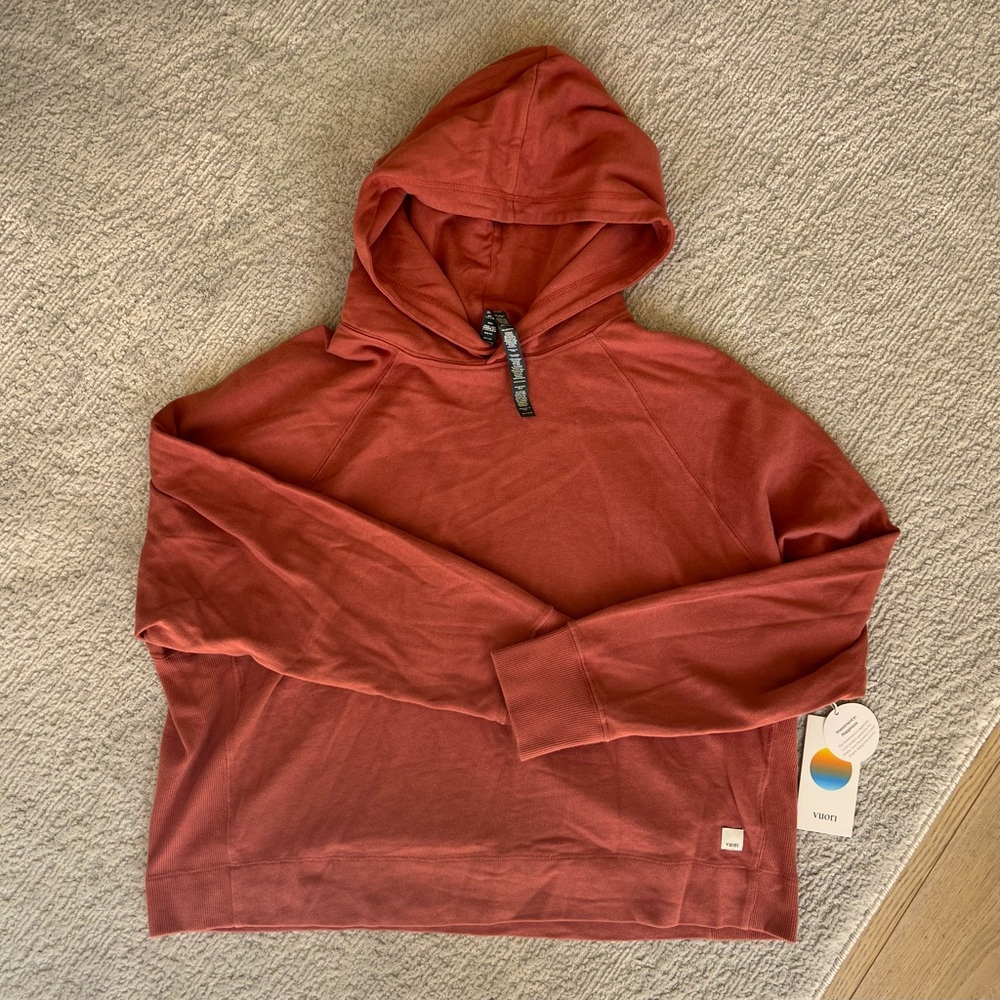Vuori Sunnyside Hoodie Women’s Small in Cinnamon